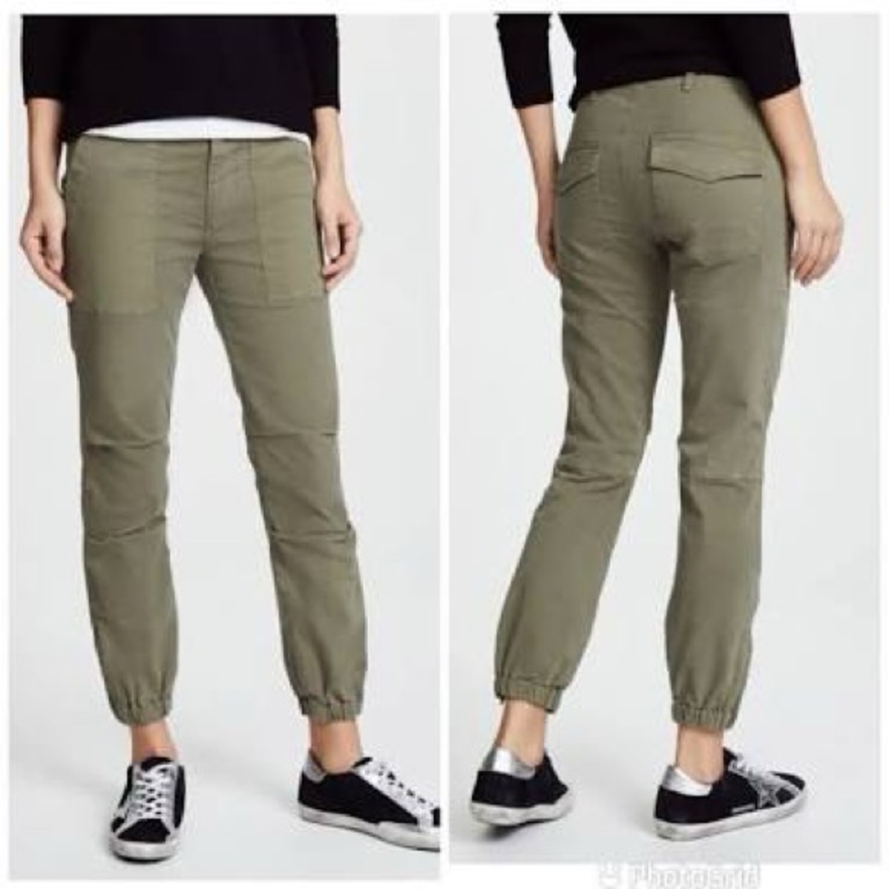 Nili Lotan Cropped Military Pant in Camo - Size 6